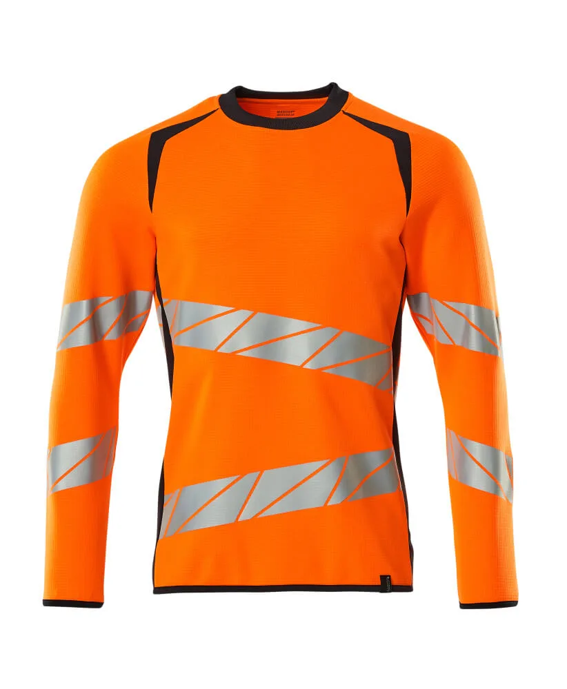 MASCOT® Sweatshirt - hi-vis oranje/donkermarine
