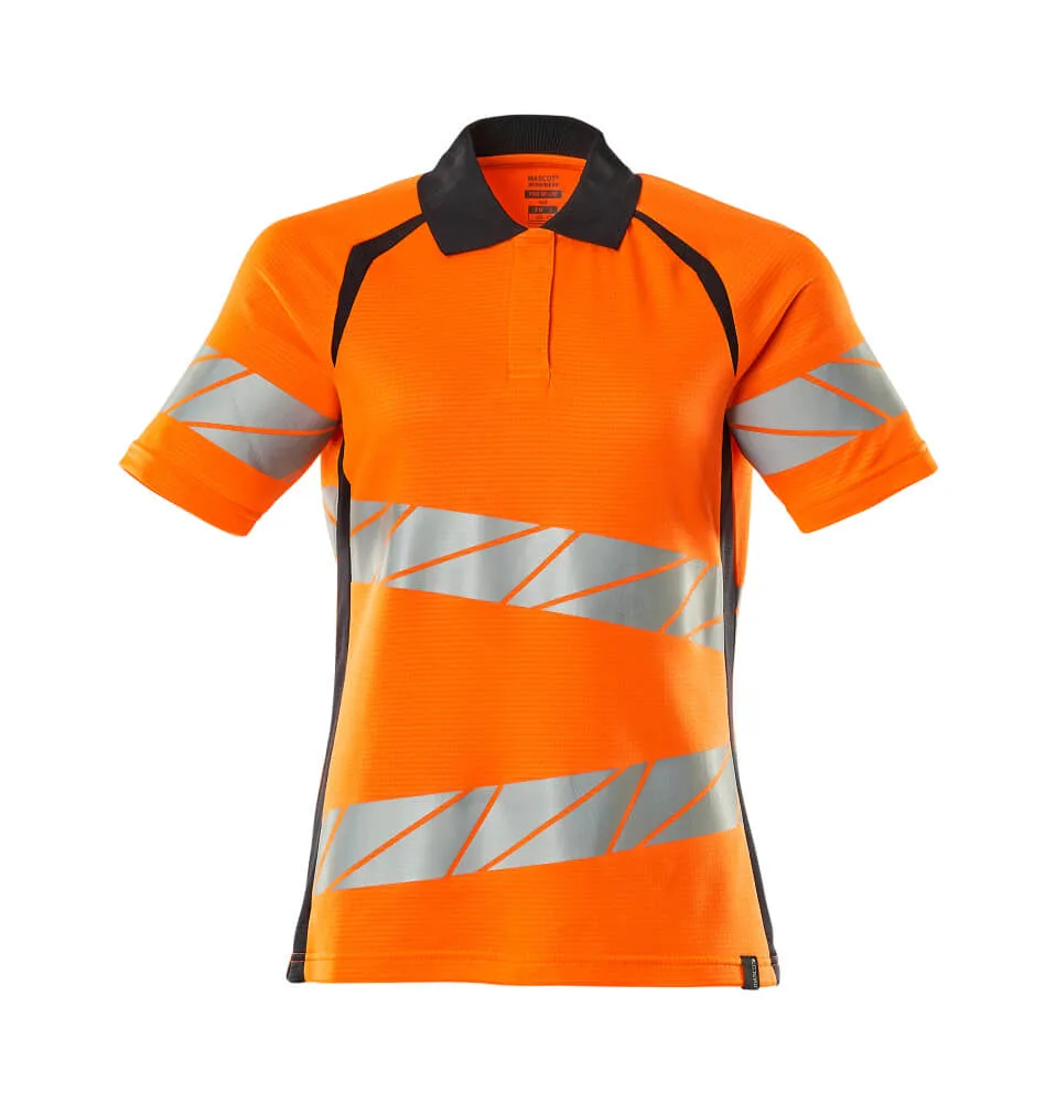 MASCOT® Poloshirt - hi-vis oranje/donkermarine