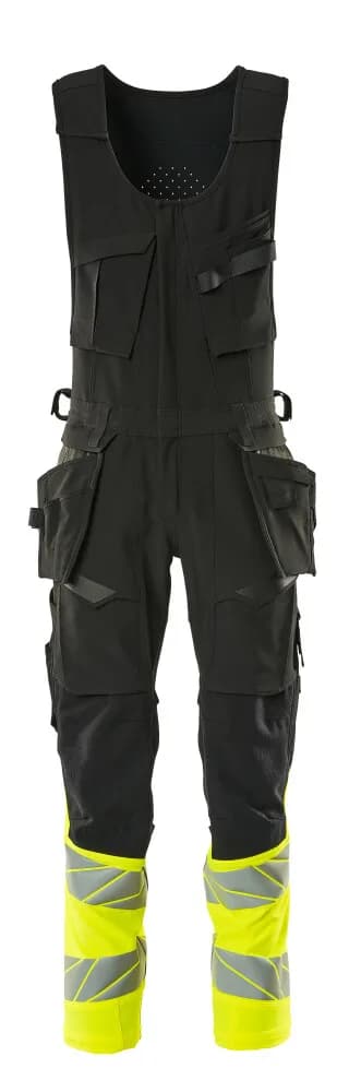 MASCOT® Bodybroek - zwart/hi-vis geel