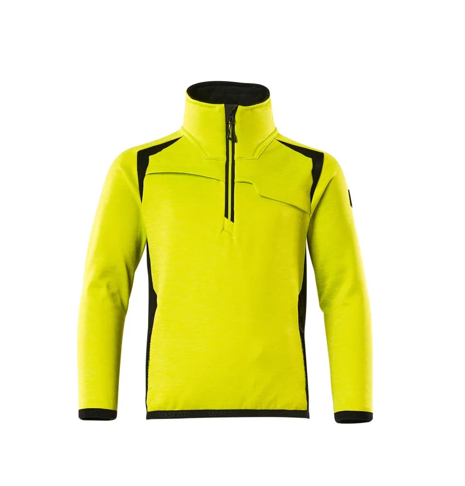 MASCOT® Fleecetrui voor kinderen - hi-vis geel/zwart