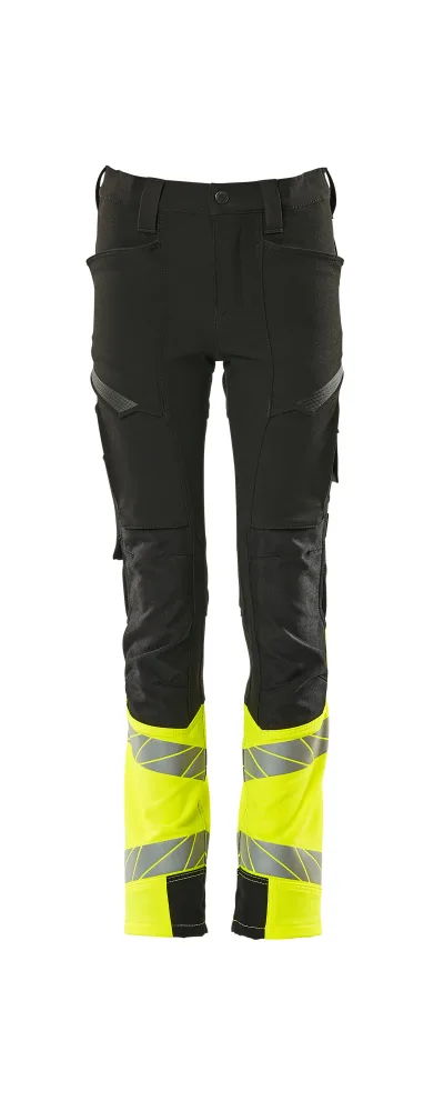 MASCOT® Broeken voor kinderen - zwart/hi-vis geel