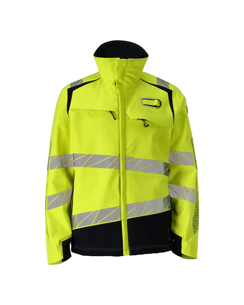 MASCOT® Softshell jas - hi-vis geel/donkermarine