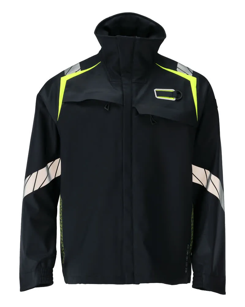 MASCOT® Softshell jas - donkermarine/hi-vis geel