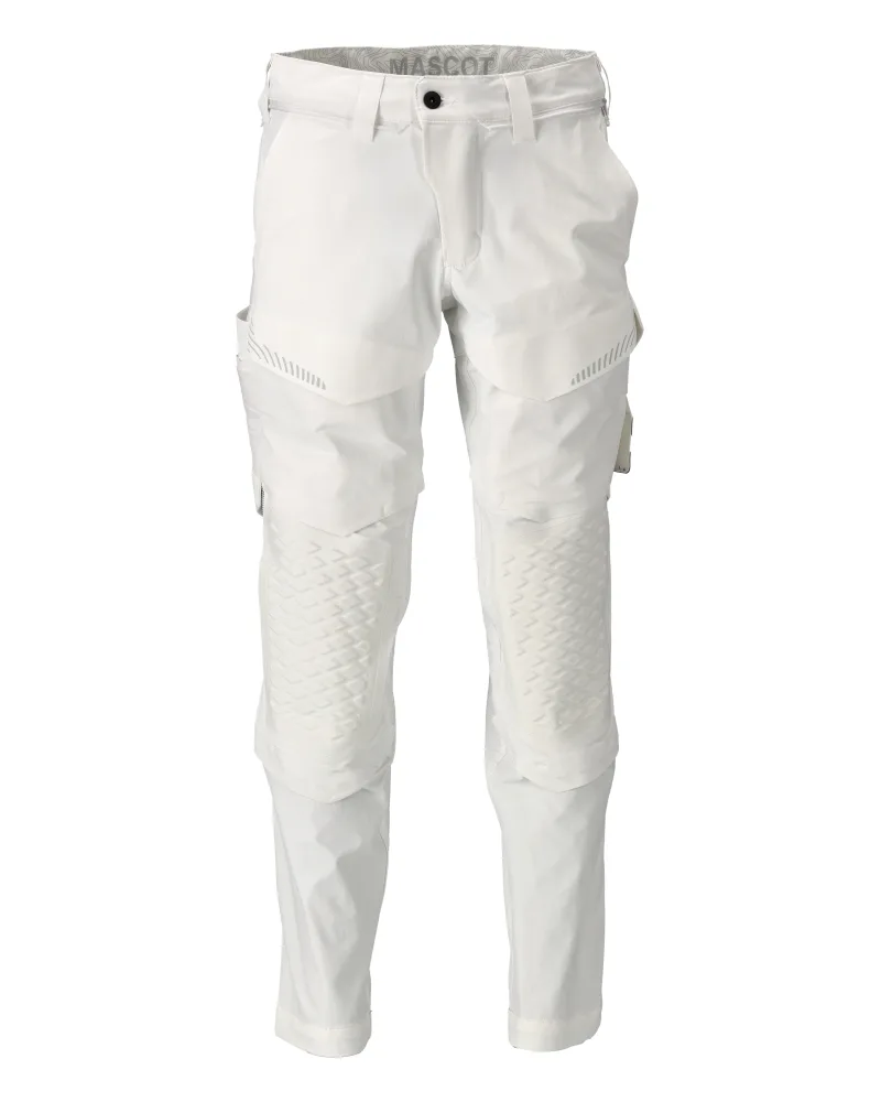 MASCOT® Broek met kniezakken, schilder - wit