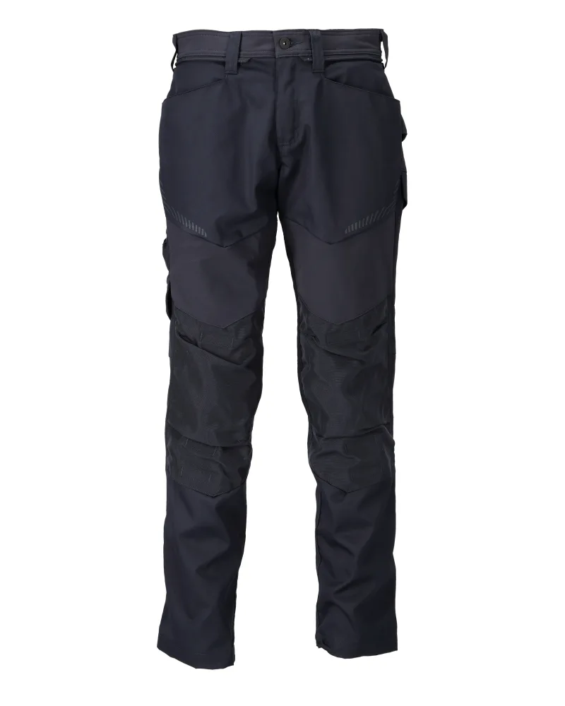 MASCOT® Broek met kniezakken - donkermarine