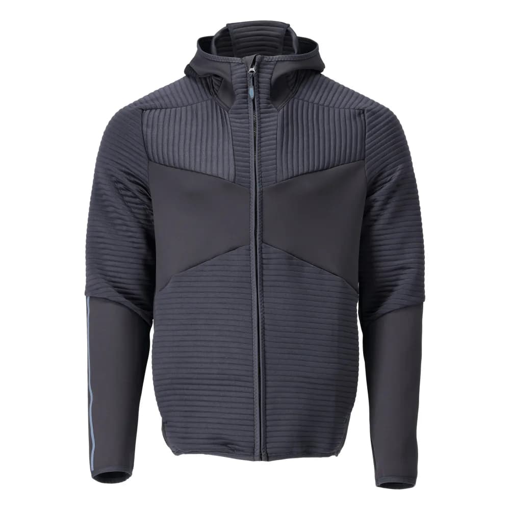 MASCOT® Fleece capuchontrui met rits - donkermarine