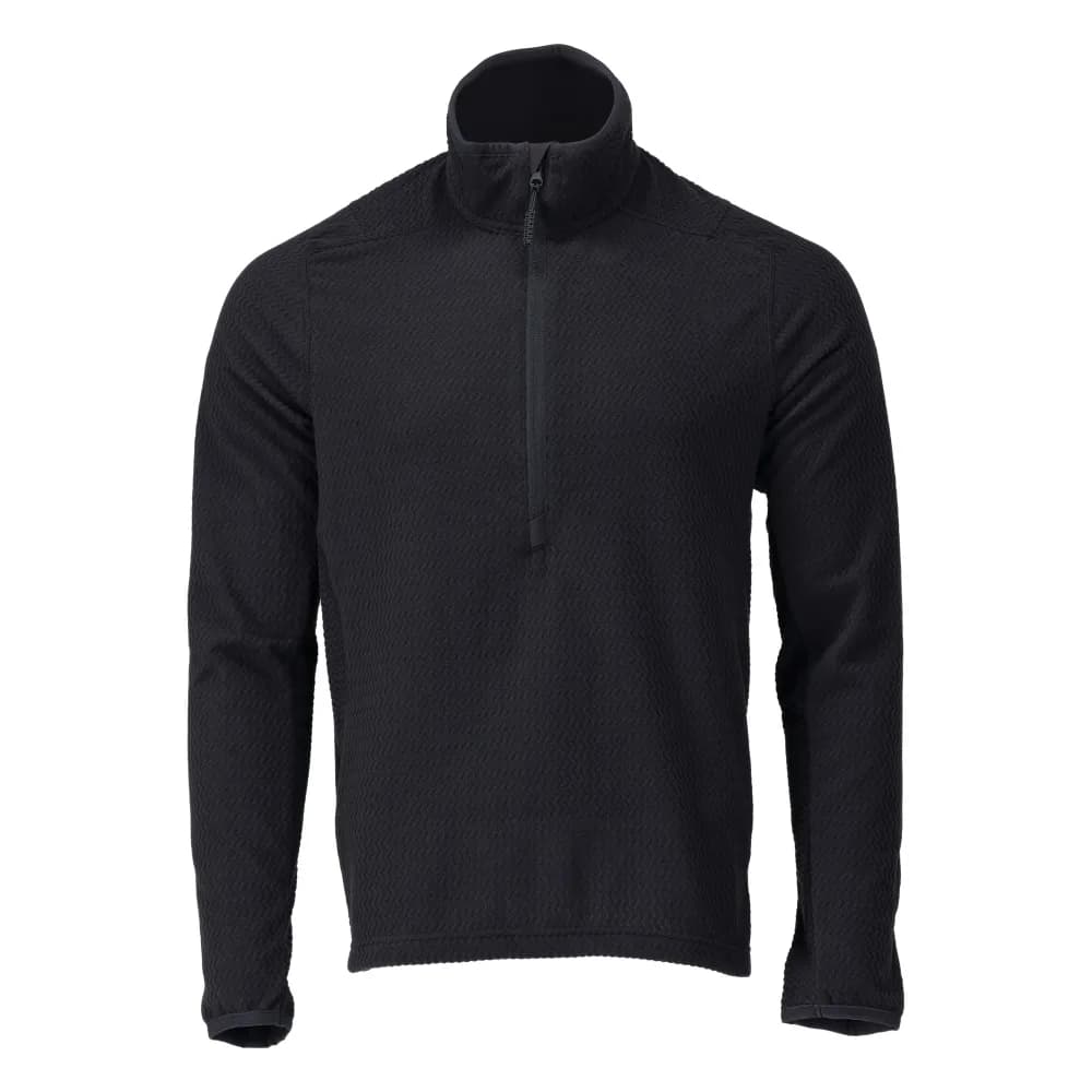 MASCOT® Microfleece trui met korte rits - donkermarine