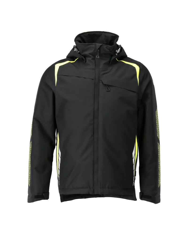 MASCOT® Winterjas - zwart/hi-vis geel