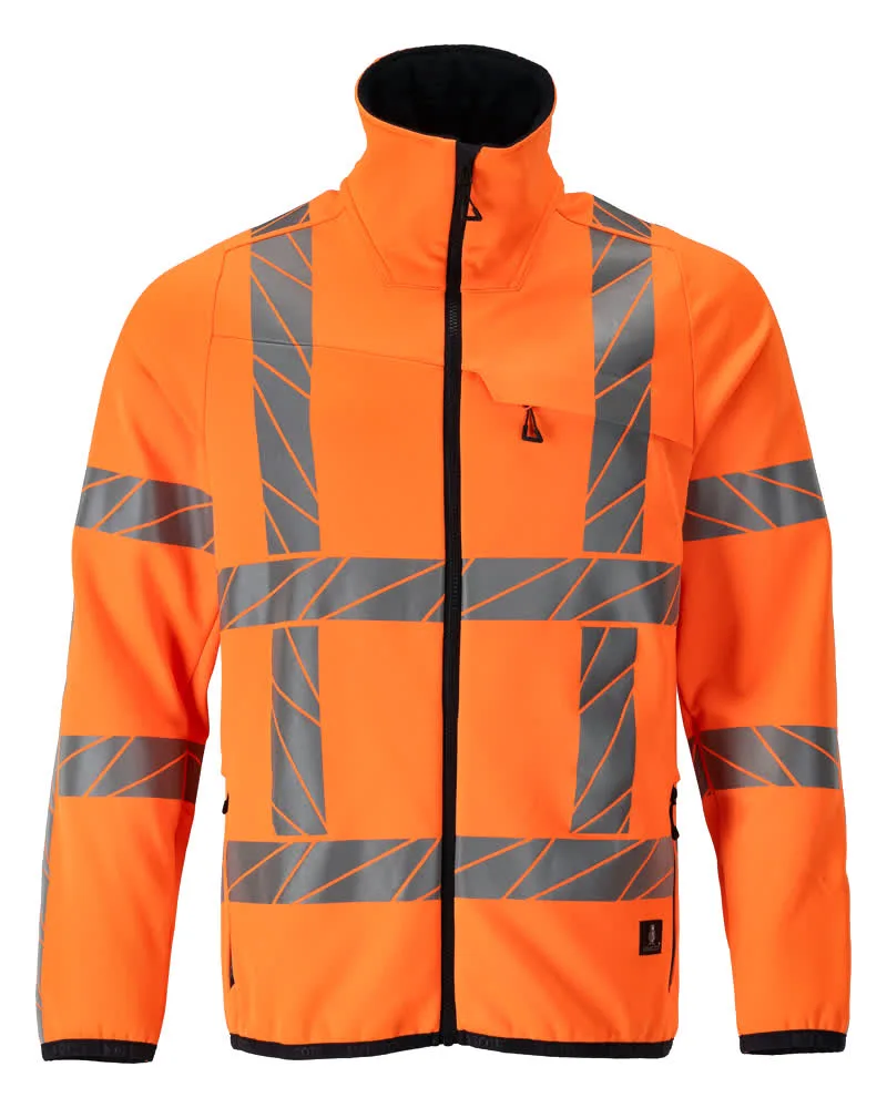 MASCOT® Fleecetrui met rits - hi-vis oranje