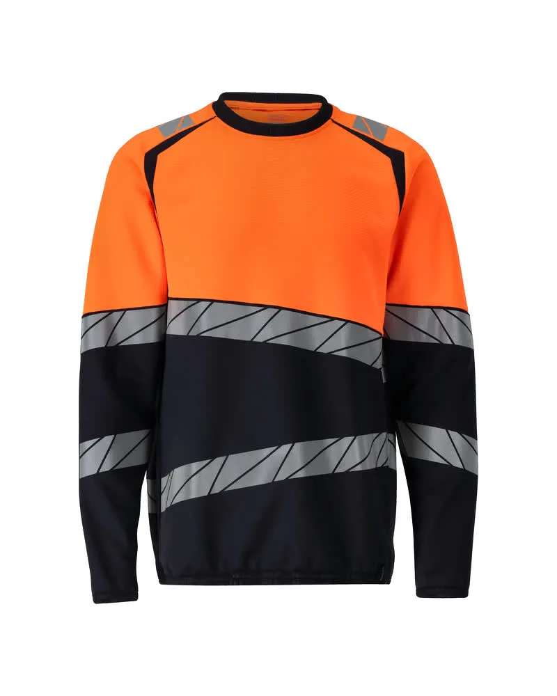MASCOT® Sweatshirt - donkermarine/hi-vis oranje