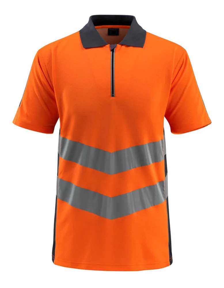 MASCOT® Poloshirt - hi-vis oranje/donkermarine
