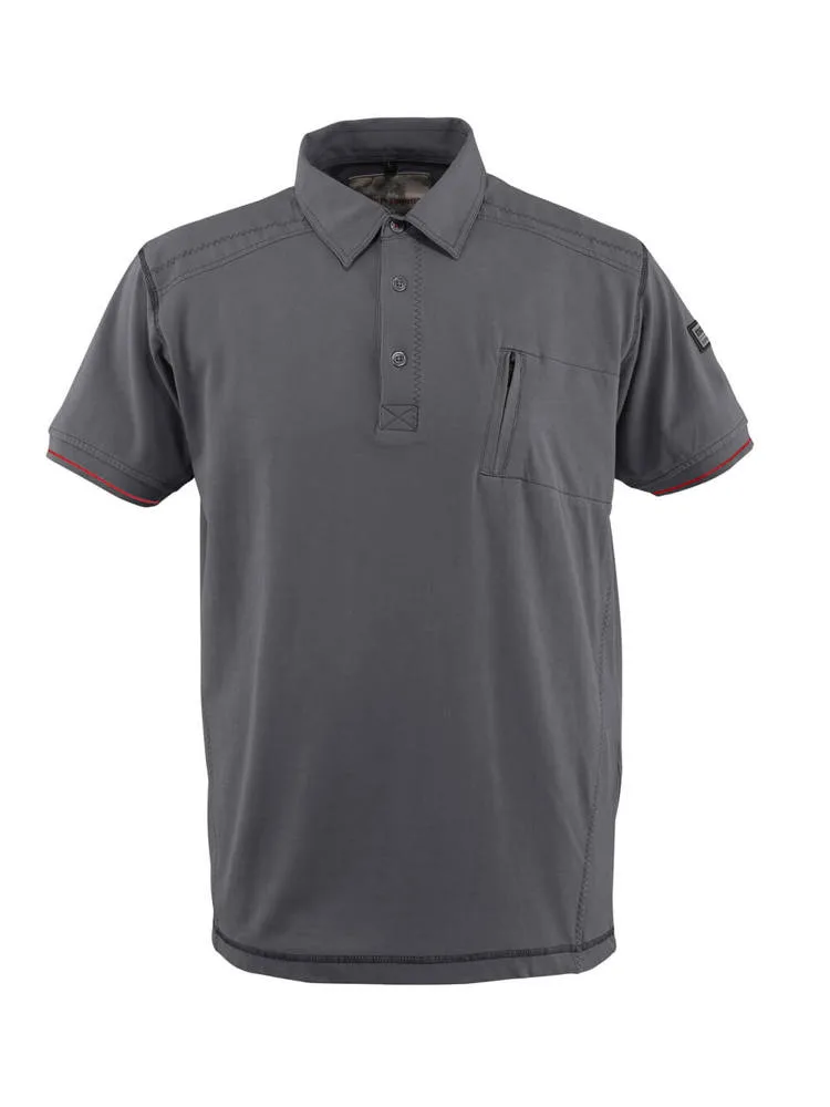 MASCOT® Poloshirt met borstzak - lichtantraciet