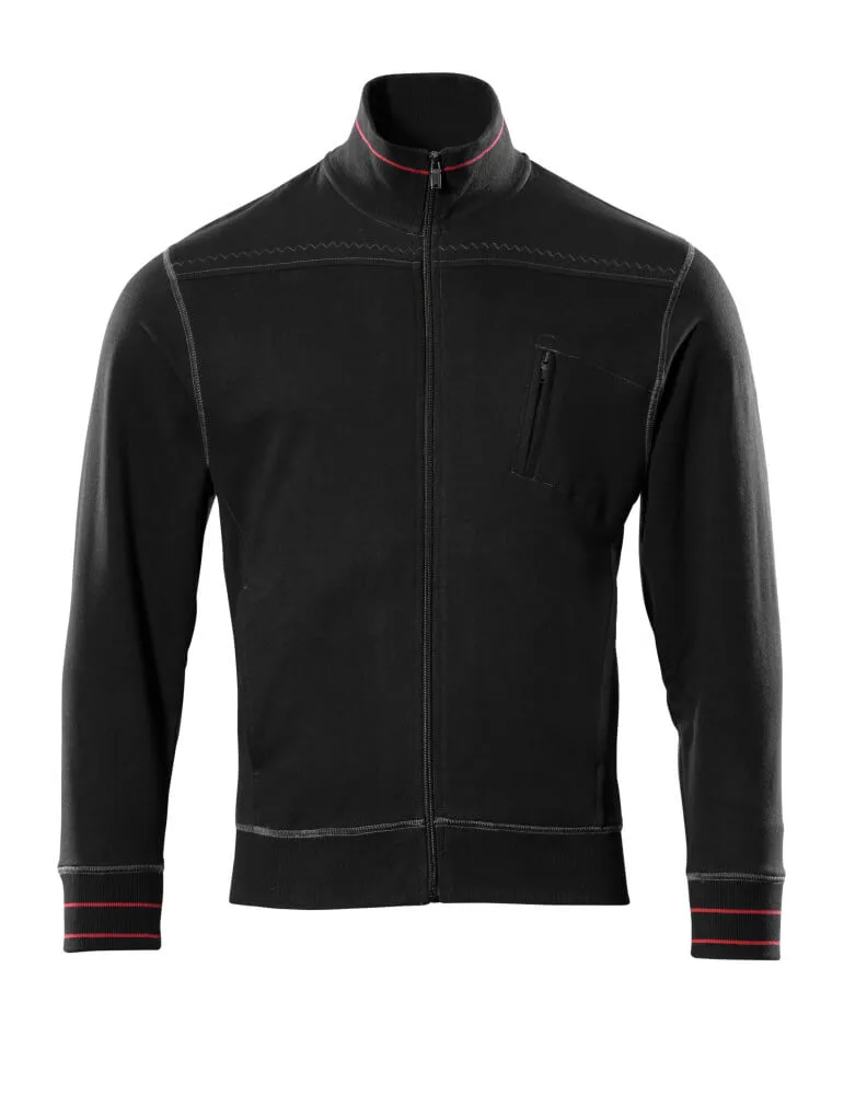 MASCOT® Sweatshirt met rits - zwart