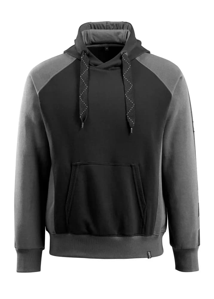 MASCOT® Capuchontrui - zwart/donkerantraciet