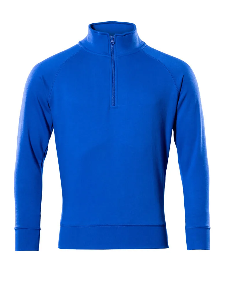 MASCOT® Sweatshirt met korte rits - korenblauw