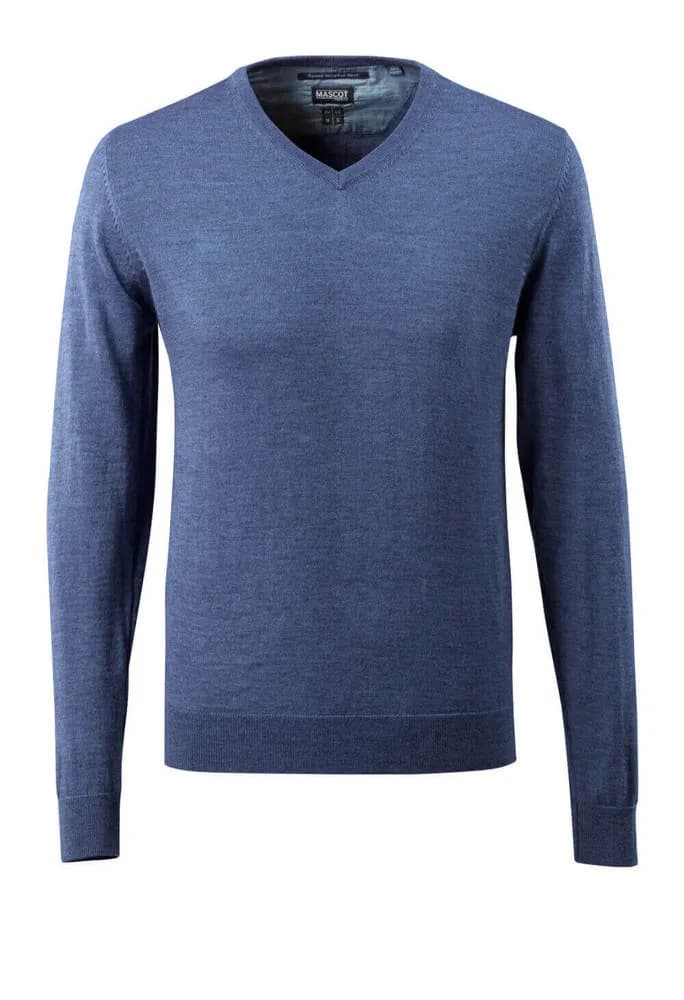 MASCOT® Gebreide trui - blauw-gemêleerd