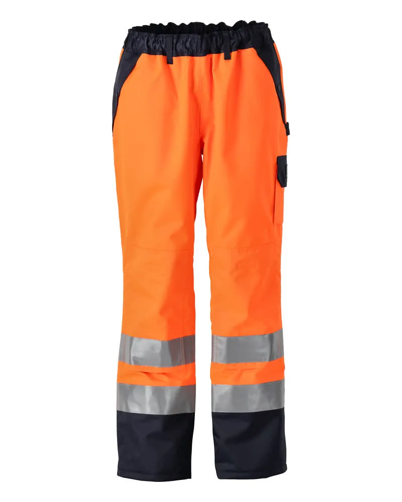 MASCOT® Overtrekbroek - hi-vis oranje/marine