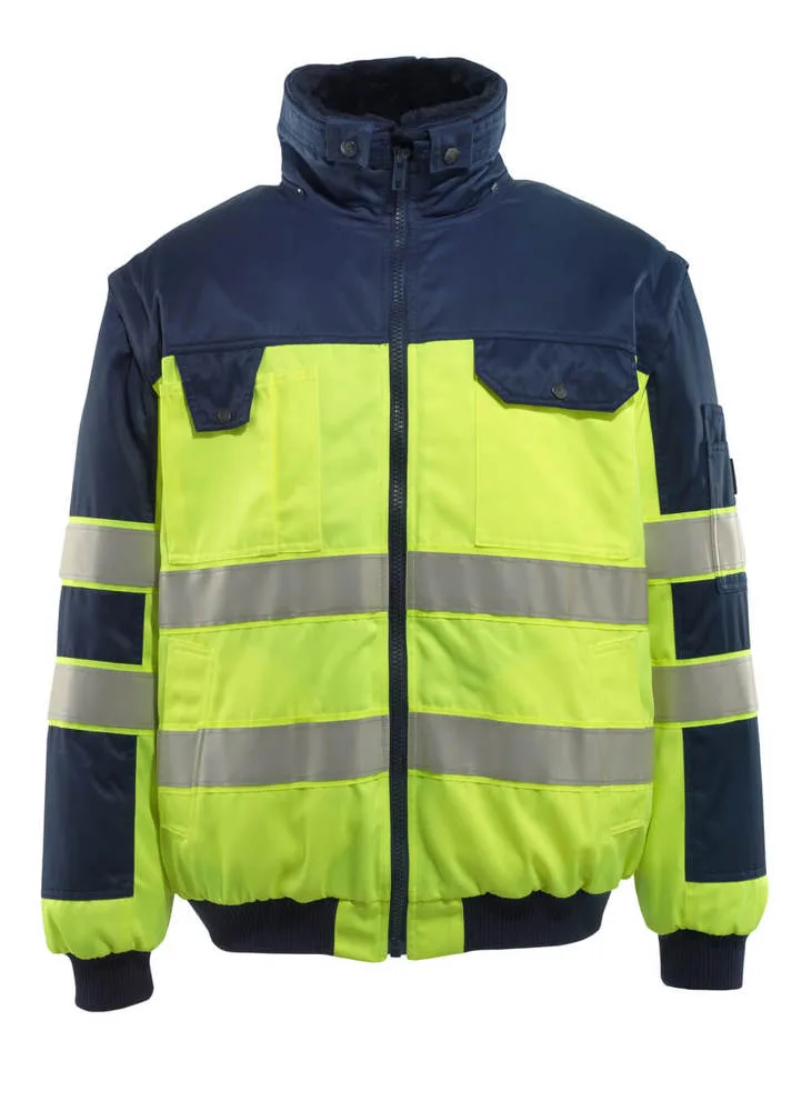 MASCOT® Pilotenjas - hi-vis geel/marine