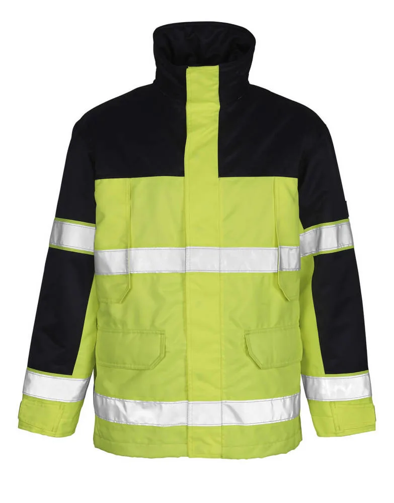 MASCOT® Parka - hi-vis geel/marine