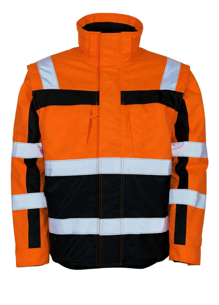 MASCOT® Winterjas - hi-vis oranje/marine