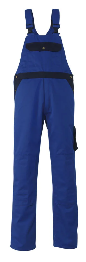 MASCOT® Amerikaanse overall met kniezakken - korenblauw/marine