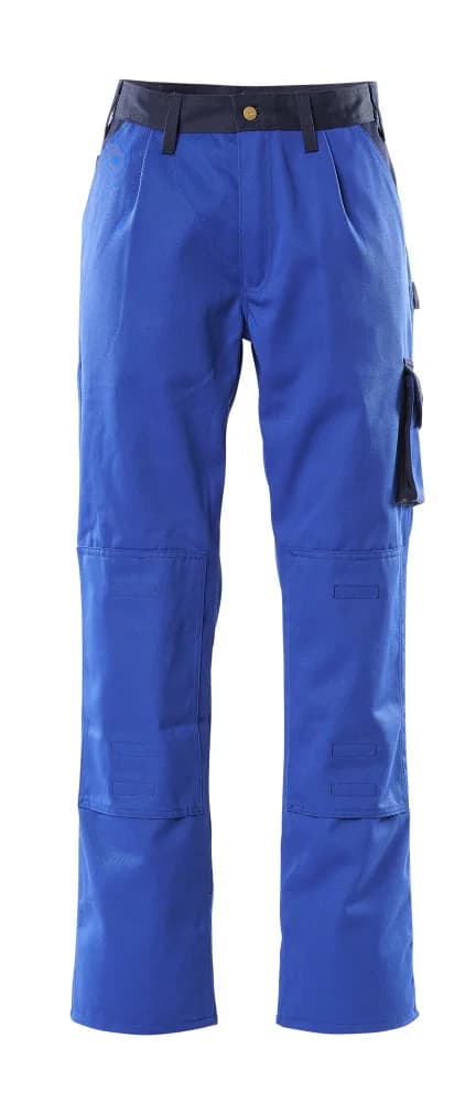 MASCOT® Broek met kniezakken - korenblauw/marine