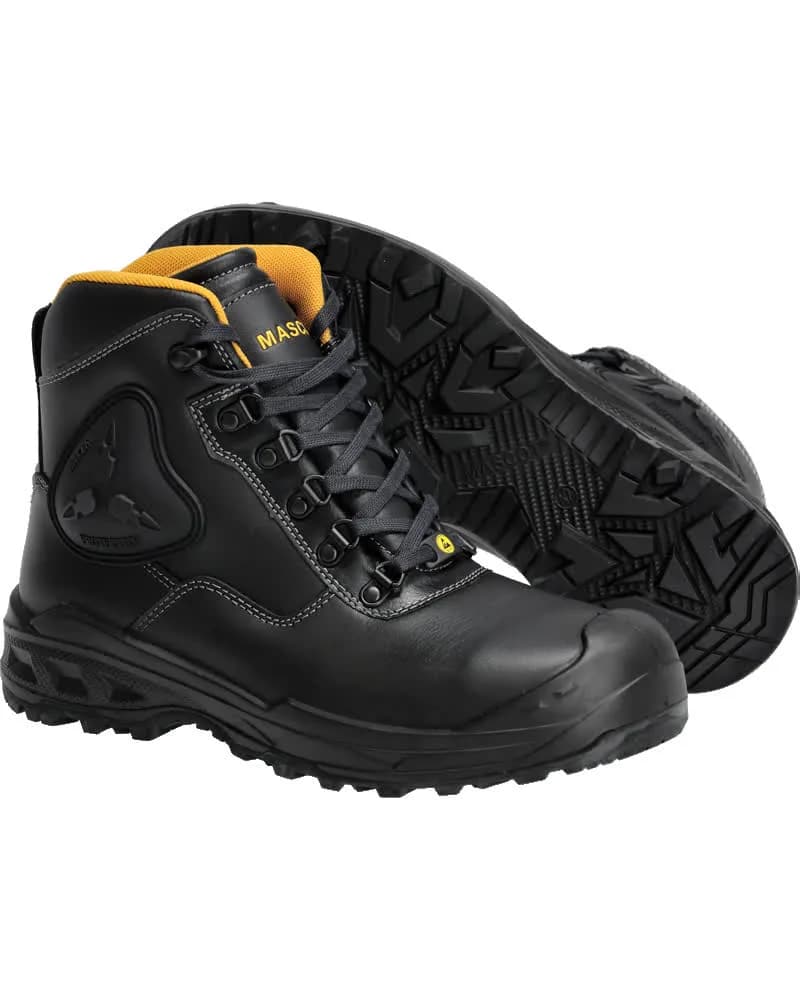 MASCOT® Veiligheidsschoenen hoog - zwart/geel