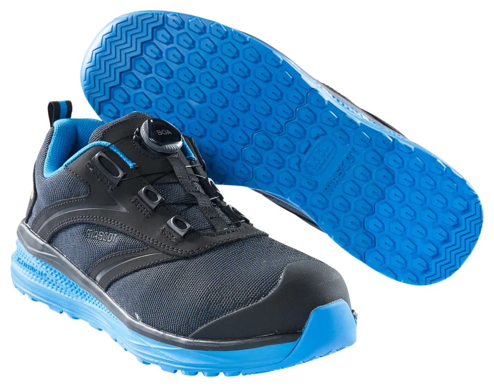 MASCOT® Veiligheidsschoenen laag - zwart/korenblauw