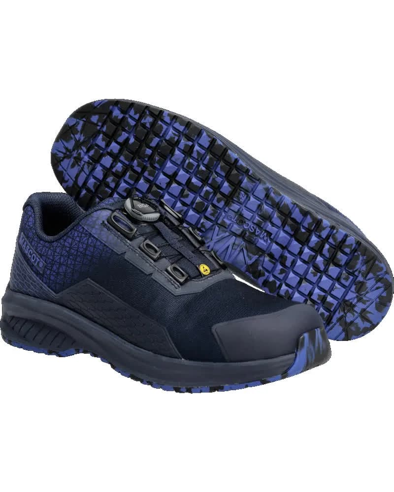 MASCOT® Veiligheidsschoenen laag - donkermarine/helder blauw