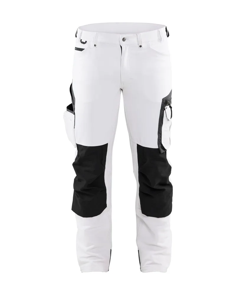Blåkläder Schildersbroek 4-weg stretch - Wit/Donkergrijs (1098)