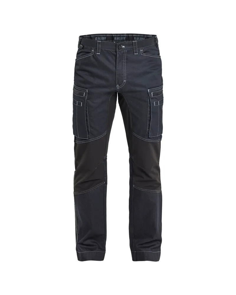 Blåkläder Service werkbroek stretch - Marineblauw/Zwart (8999)