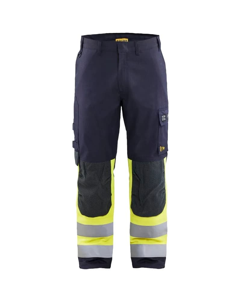 Blåkläder APC 2 Multinorm werkbroek inherent - Marine/High Vis Geel (8933)