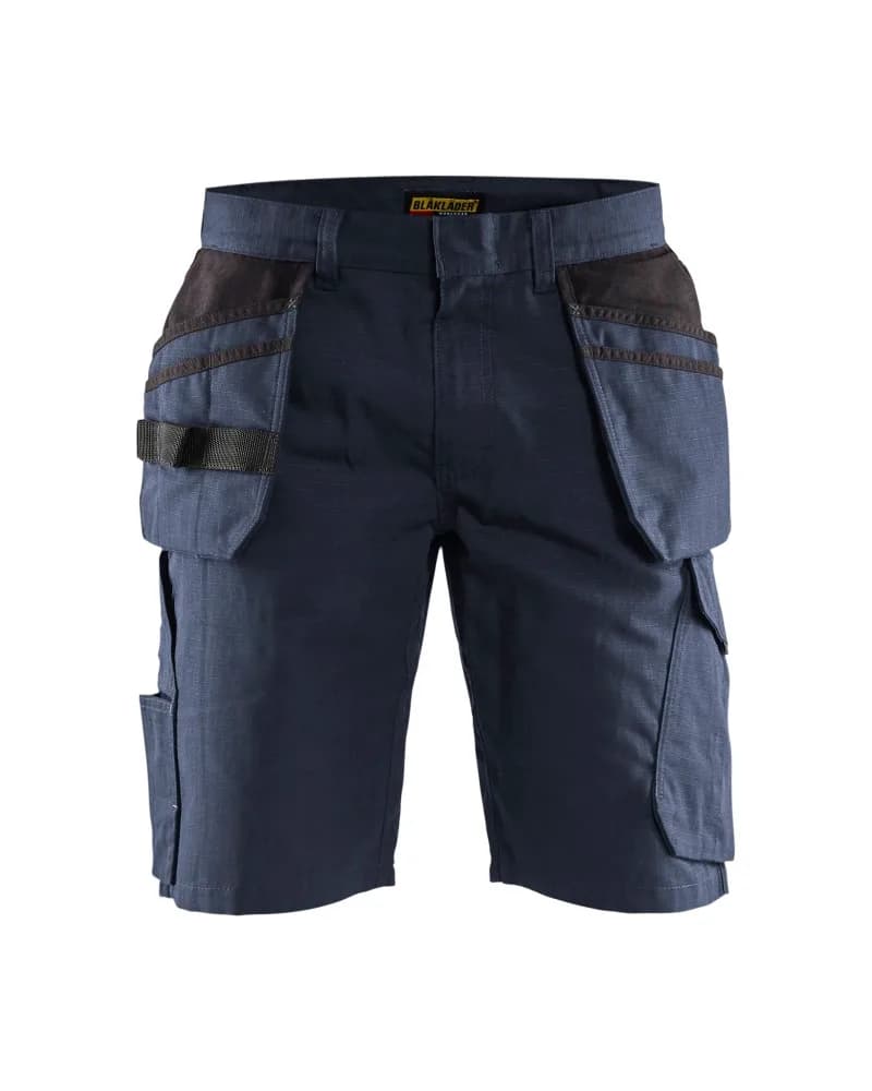 Blåkläder Service short met gereedschapszakken - Donker marineblauw/Zwart (8699)