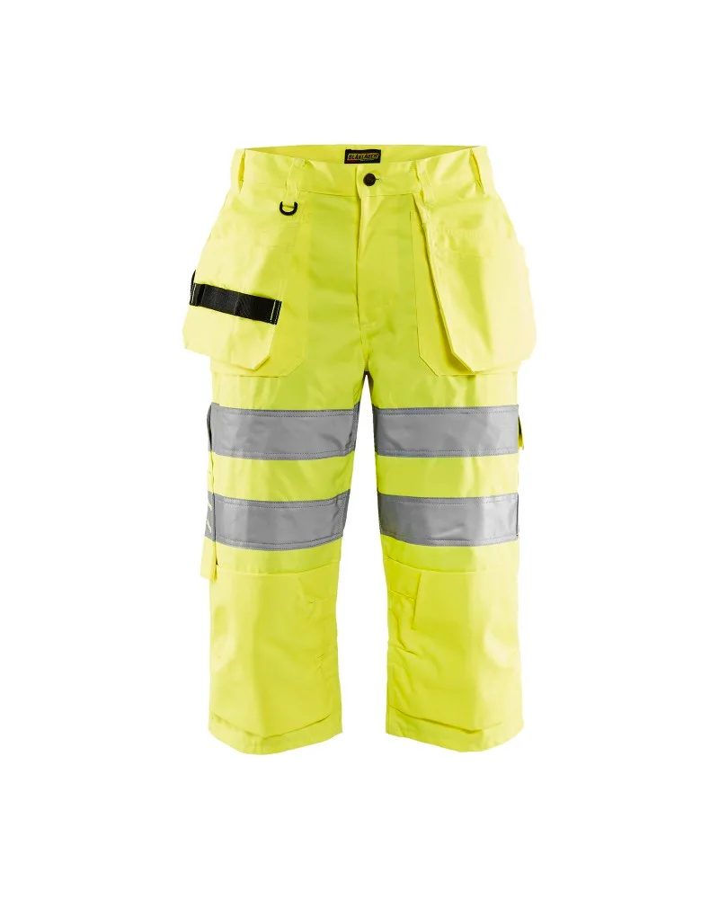 Blåkläder High Vis piraatbroek met gereedschapszakken - High Vis Geel (3300)
