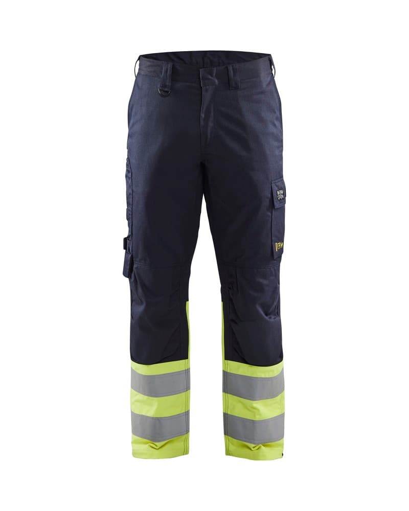 Blåkläder Werkbroek Inherent Steel - Marine/High Vis Geel (8933)