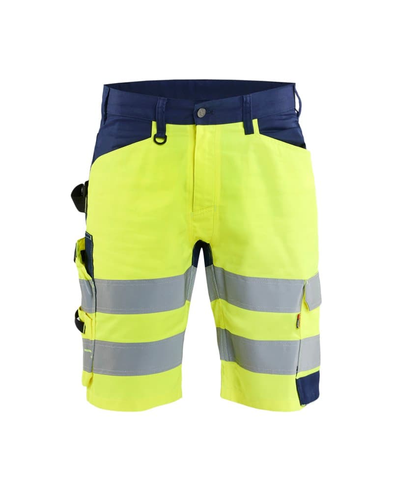Blåkläder Short High Vis - High Vis Geel/Marineblauw (3389)
