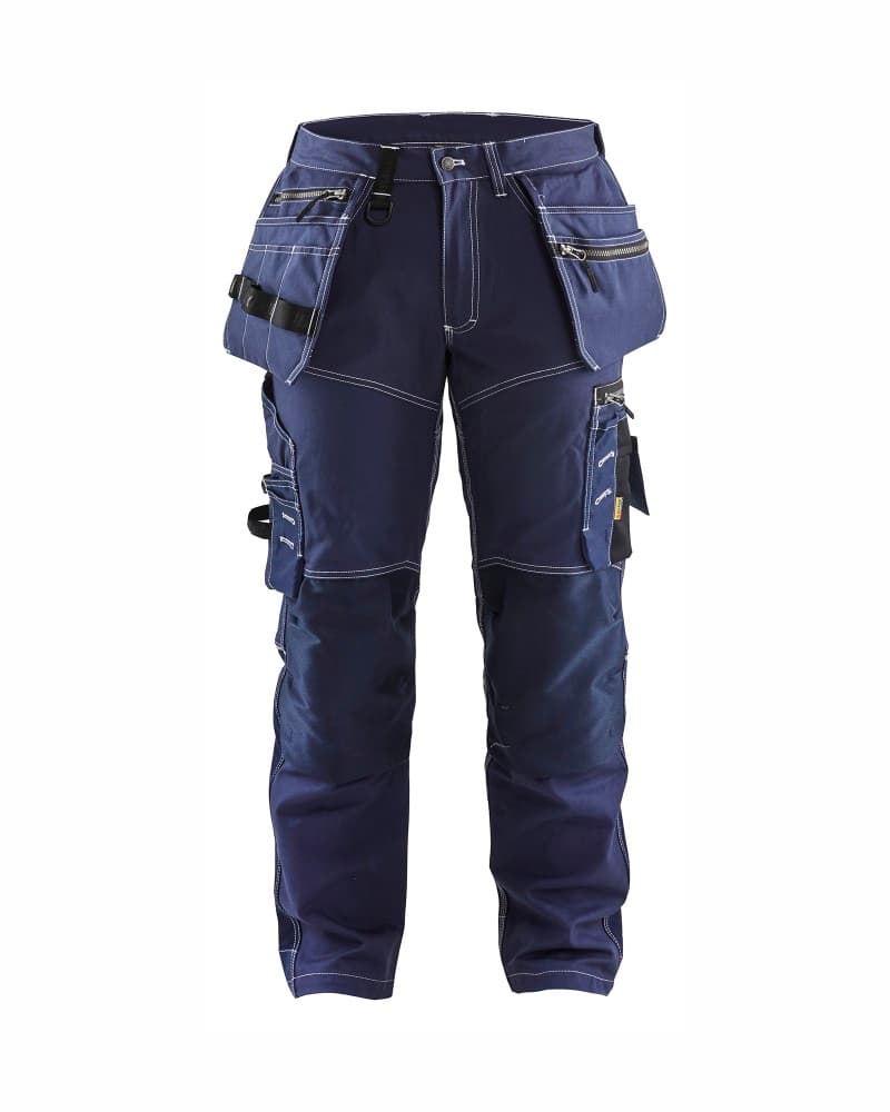 Blåkläder Werkbroek met stretch en gereedschapszakken katoen - Marineblauw (8800)
