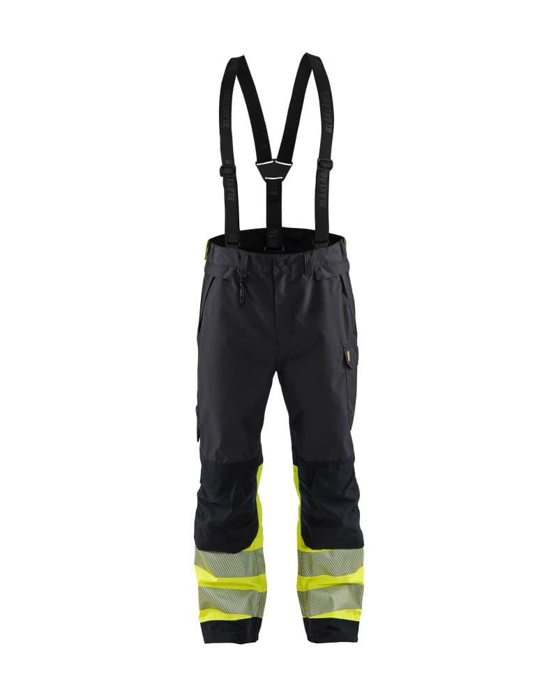 Blåkläder Shell werkbroek High Vis - Zwart/High Vis Geel (9933)