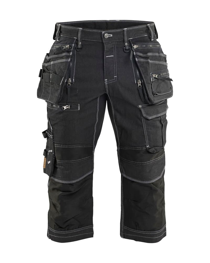 Blåkläder Piraatbroek denim stretch X1900 - Zwart (9900)