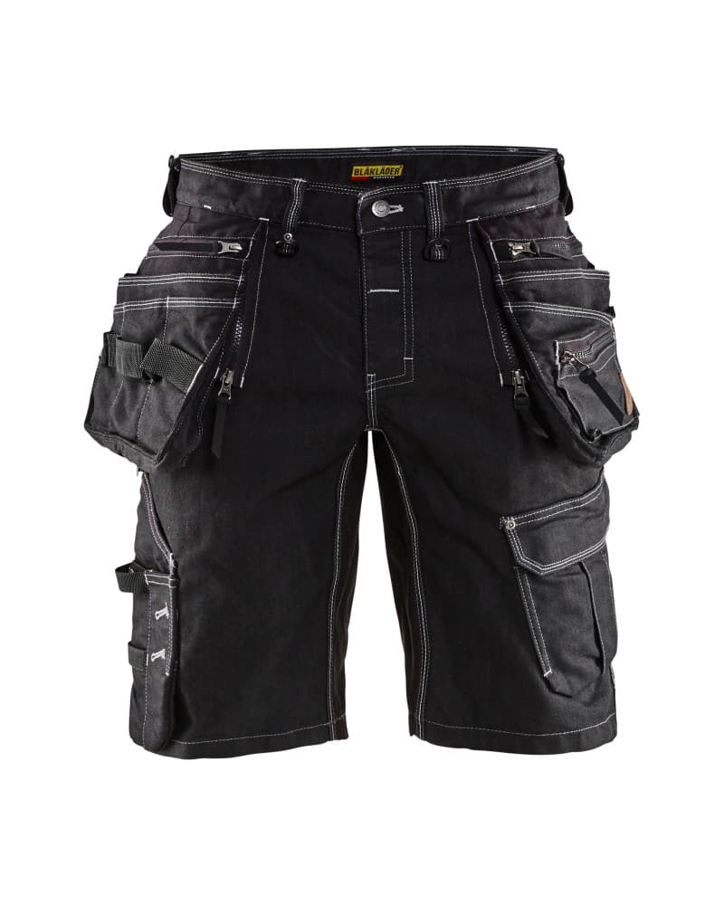 Blåkläder Short denim stretch X1900 - Zwart (9900)