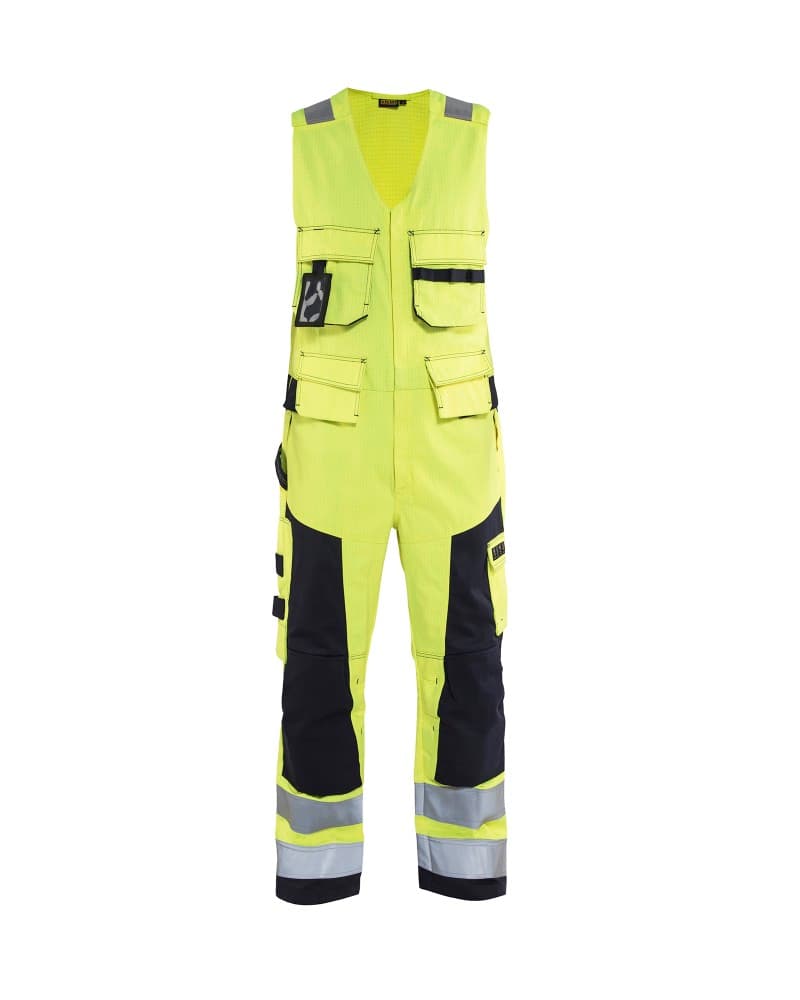 Blåkläder Multinorm amerikaanse overall - High Vis Geel/Marineblauw (3389)