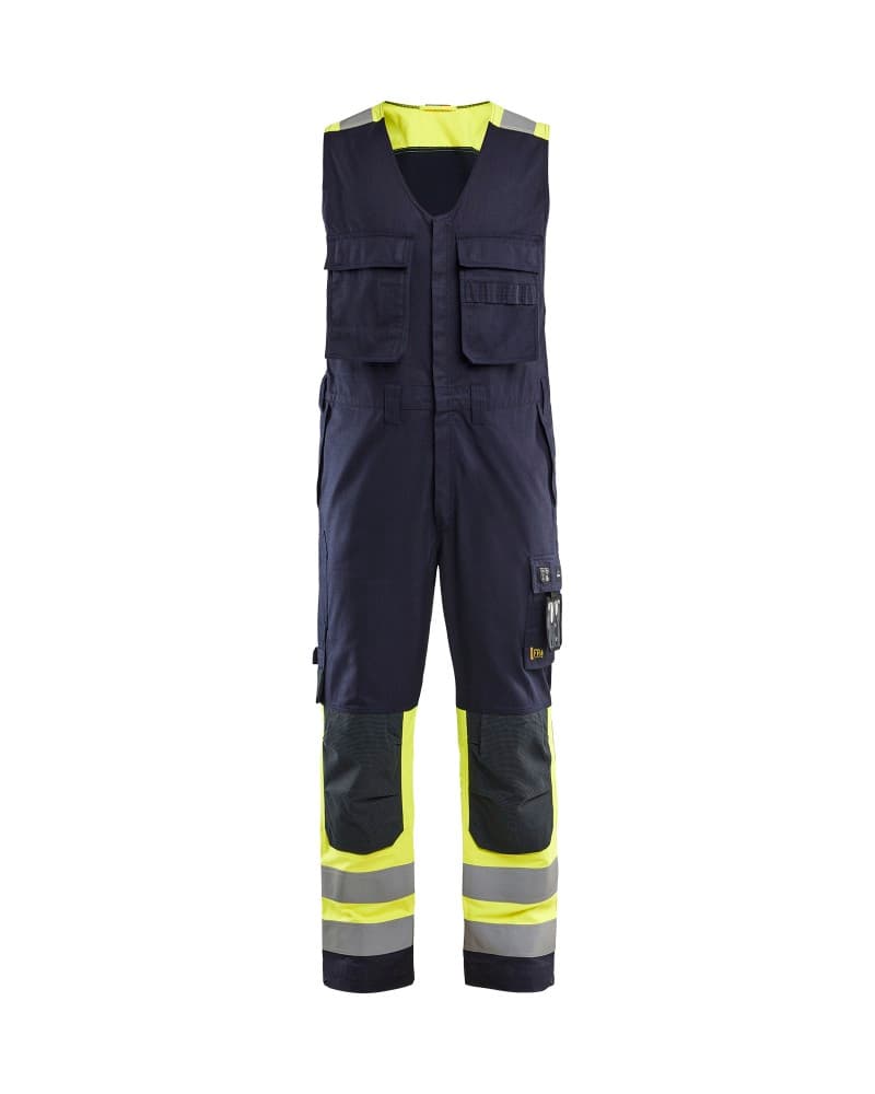 Blåkläder Amerikaanse Overall Inherent - Marine/High Vis Geel (8933)