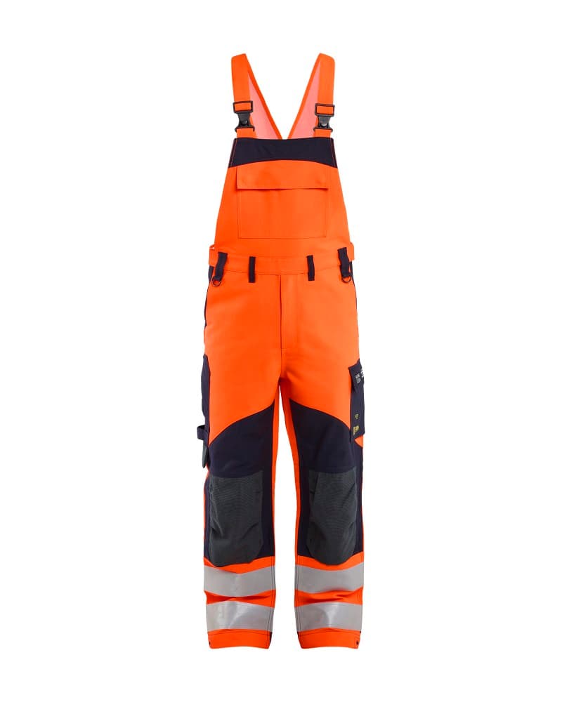 Blåkläder APC 2 Multinorm bretelbroek inherent - High Vis Oranje/Marineblauw (5389)