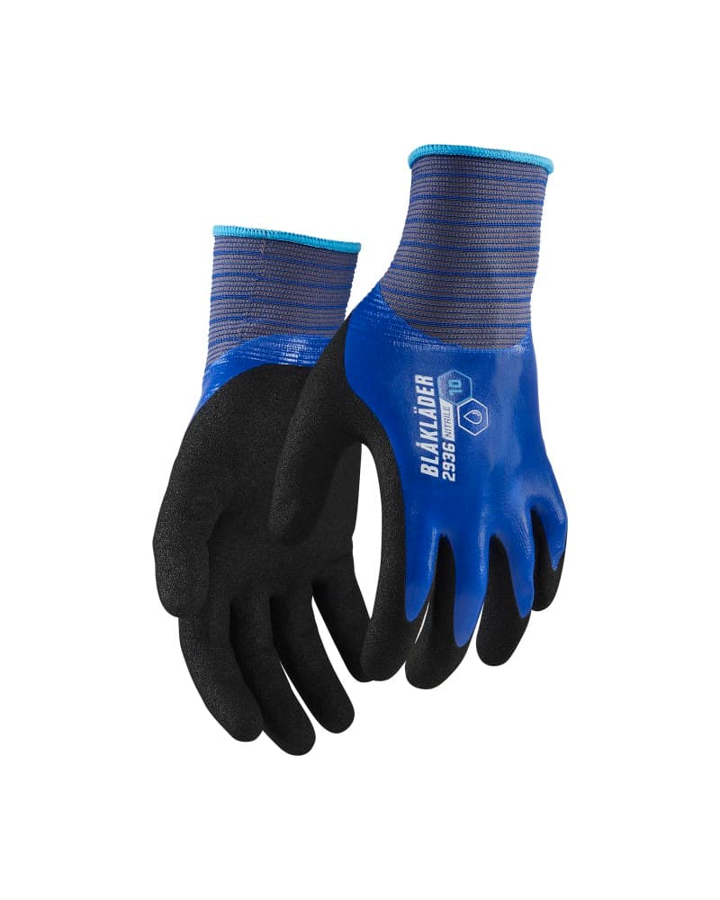 Blåkläder Werkhandschoenen nitril-gedipt waterdicht - Korenblauw (8500)