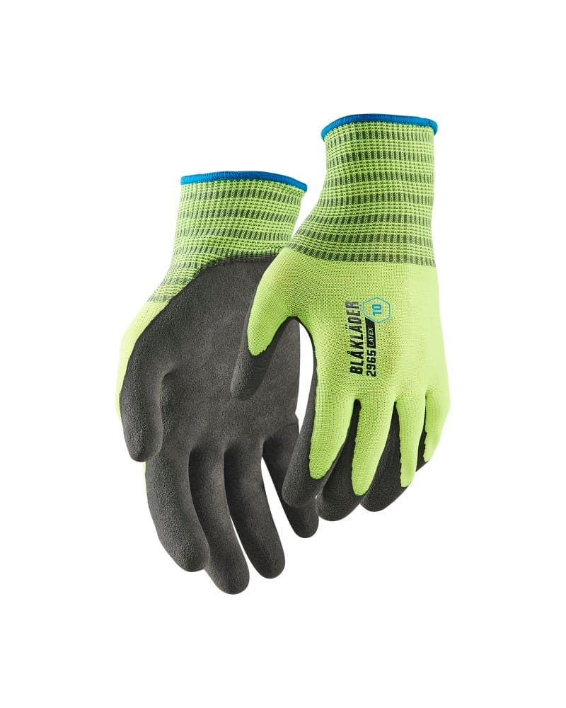 Blåkläder Werkhandschoenen latex-gedipt - High Vis Geel (3300)
