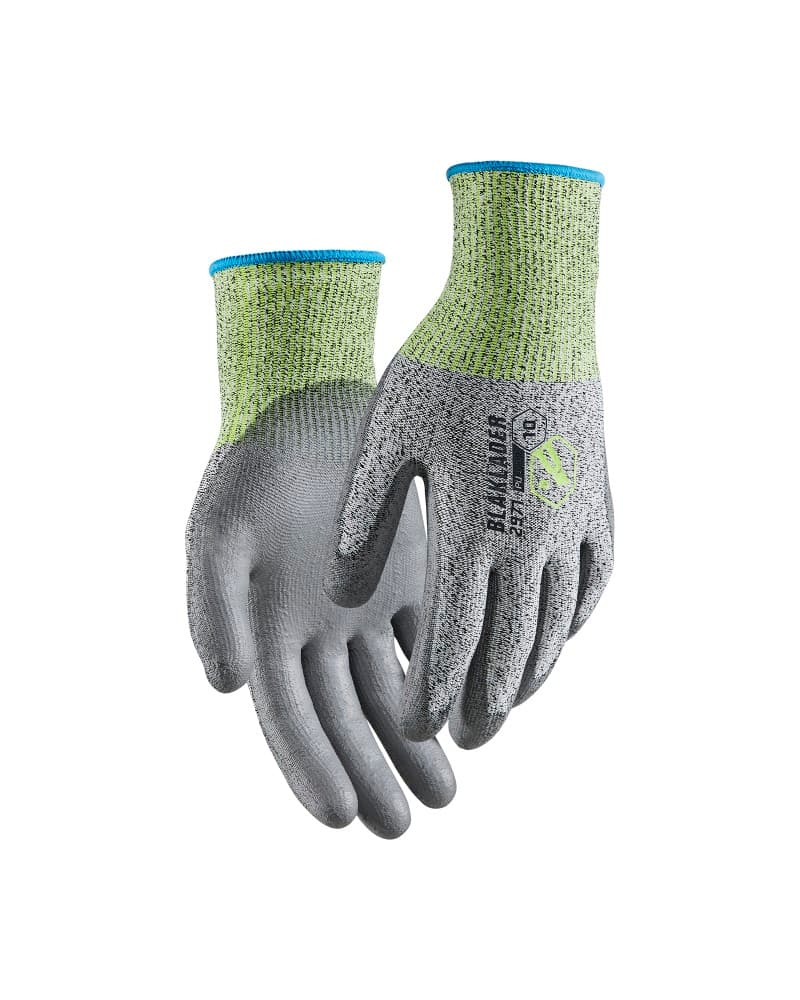 Blåkläder Snijbestendige handschoenen B PU-gedipt - Zwart/Wit (9910)