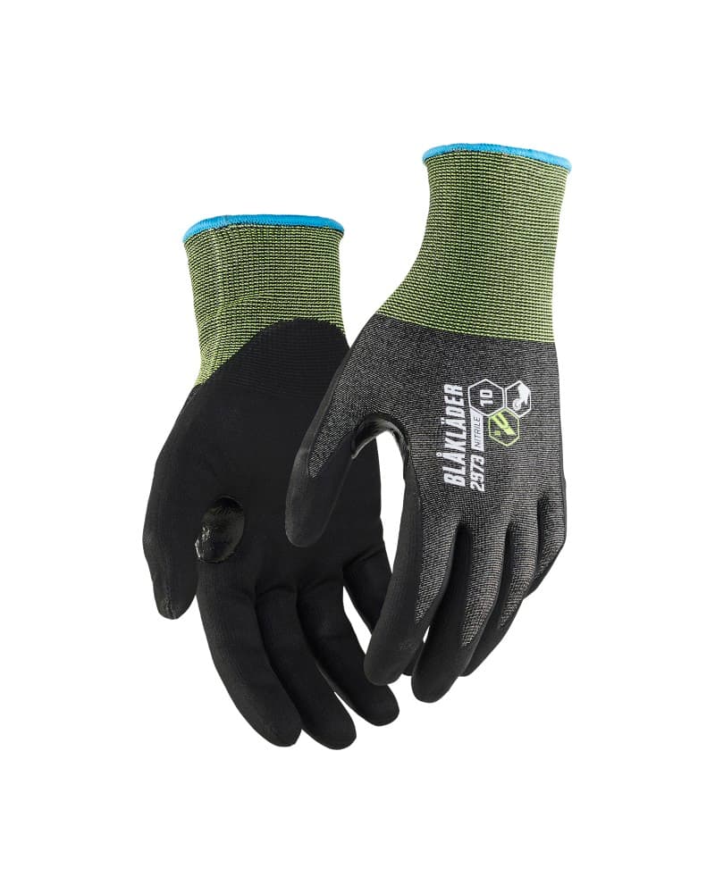 Blåkläder Snijbestendige handschoenen B Nitril-gedipt - Zwart (9900)