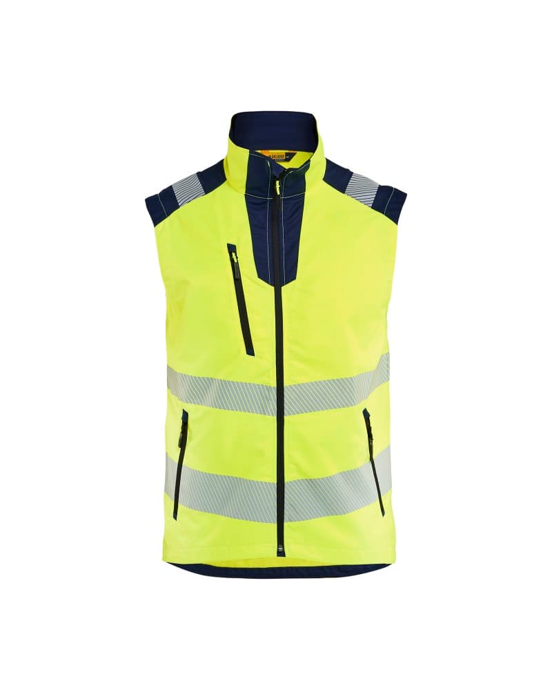 Blåkläder Bodywarmer High Vis - High Vis Geel/Marineblauw (3389)