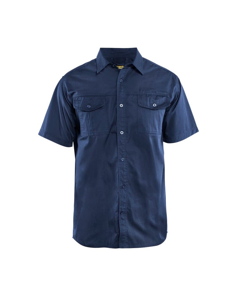 Blåkläder Overhemd Twill korte mouw - Marineblauw (8900)