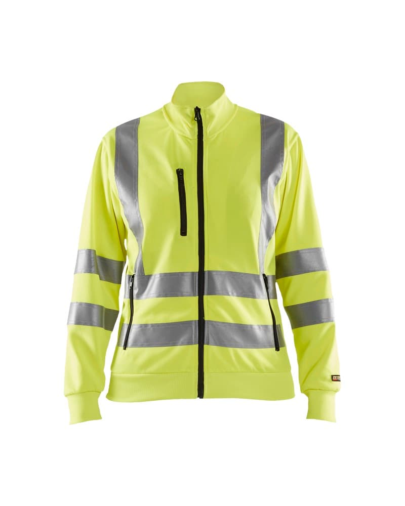 Blåkläder Dames Sweatshirt met rits High Vis - High Vis Geel (3300)